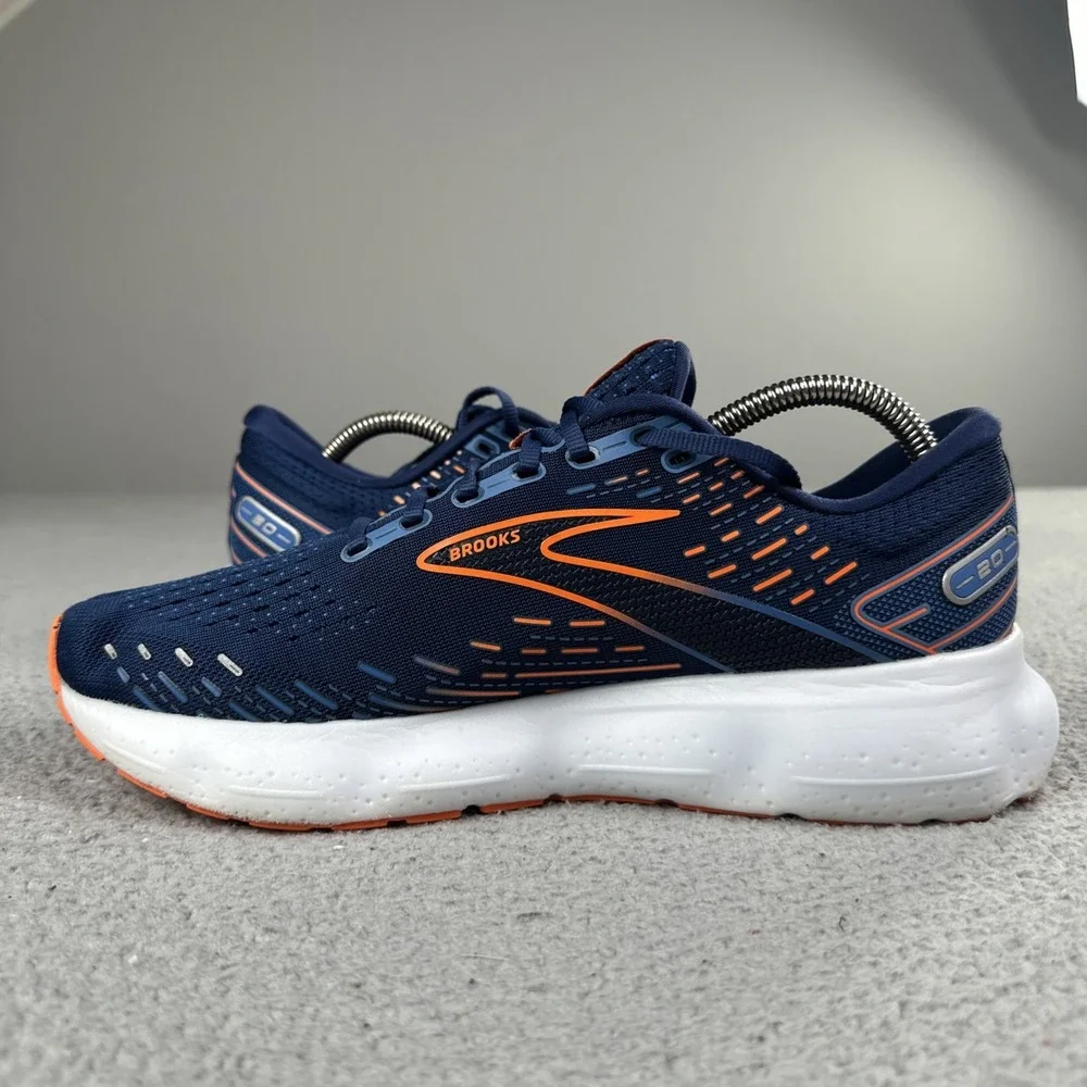 Brooks Glycerin 20 Running Shoes Men 10 D Blue Athletic Sneakers 1103821D444